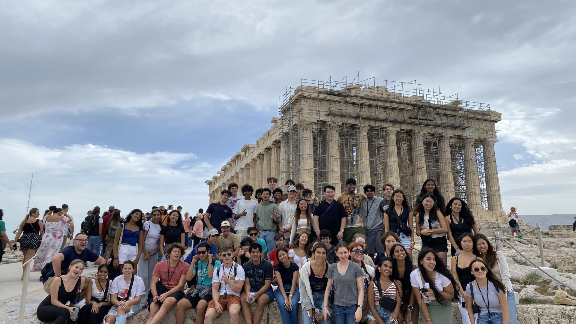 NUin Greece excursion at the Acropolis